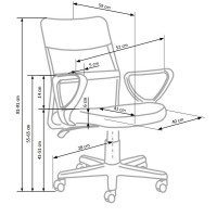 Scaun Birou Ergonomic - Copii Mesh HM Timmy Turcoaz Scaun Birou Ergonomic - Copii Mesh HM Timmy Turcoaz