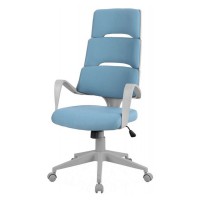 Scaun Birou Ergonomic - Sl Q889 Albastru-Gri