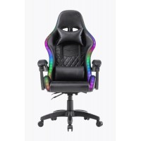 Scaun Gaming SIG 007 RGB - Functie Sezlong si Iluminare LED - Culoare Negru Scaun Gaming SIG 007 RGB - Functie Sezlong si Iluminare LED - Culoare Negru
