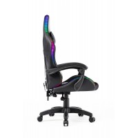Scaun Gaming SIG 007 RGB - Functie Sezlong si Iluminare LED - Culoare Negru Scaun Gaming SIG 007 RGB - Functie Sezlong si Iluminare LED - Culoare Negru