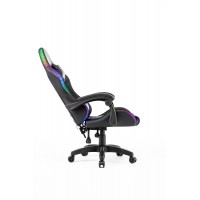 Scaun Gaming SIG 007 RGB - Functie Sezlong si Iluminare LED - Culoare Negru Scaun Gaming SIG 007 RGB - Functie Sezlong si Iluminare LED - Culoare Negru