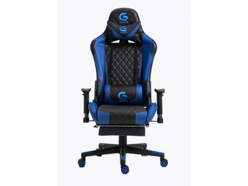 Scaun Gaming SIG 5020 - Functie Sezlong si Suport Picioare - Culoare Negru-Albastru Scaun Gaming SIG 5020 - Functie Sezlong si Suport Picioare - Culoare Negru-Albastru