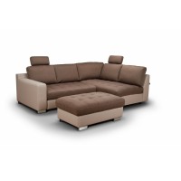 Canapea Extensibila - Coltar Caro - Culoare Maro-Crem Canapea Extensibila - Coltar Caro - Culoare Maro-Crem