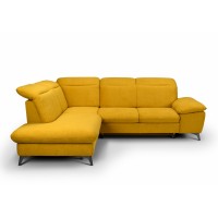 Canapea Extensibila - Coltar Lara - Culoare Galben