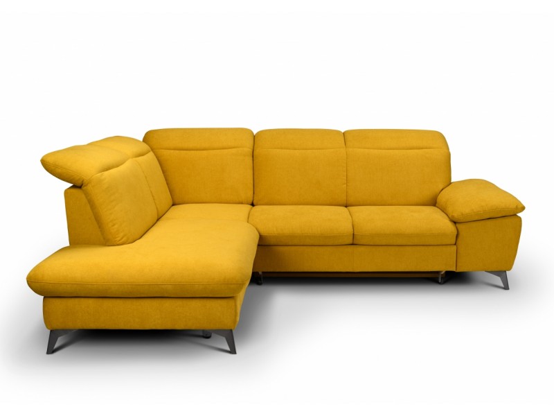 Canapea Extensibila - Coltar Lara - Culoare Galben