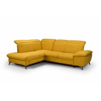 Canapea Extensibila - Coltar Lara - Culoare Galben