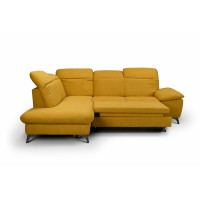 Canapea Extensibila - Coltar Lara - Culoare Galben