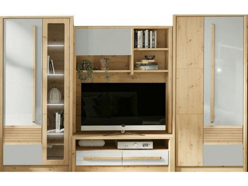 Biblioteca Bianco - Culoare Stejar - Mobila Living-Sufragerie