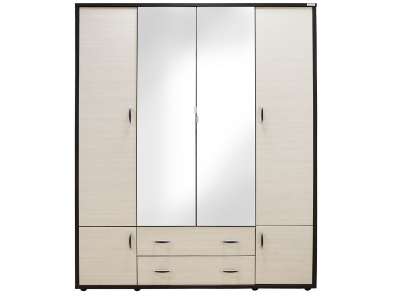 Dulap Haine cu Oglinda - Torino Brad - Dressing Sifonier - Latime 165 cm