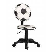 Scaun Birou Copii - US88 Football - Culoare Alb-Negru