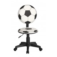 Scaun Birou Copii - US88 Football - Culoare Alb-Negru