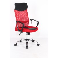 Scaun Birou Directorial - Danas - Culoare Rosu Scaun Birou Directorial - Danas - Culoare Rosu