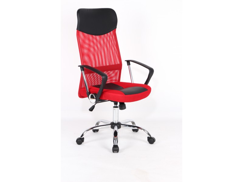 Scaun Birou Directorial - Danas - Culoare Rosu Scaun Birou Directorial - Danas - Culoare Rosu